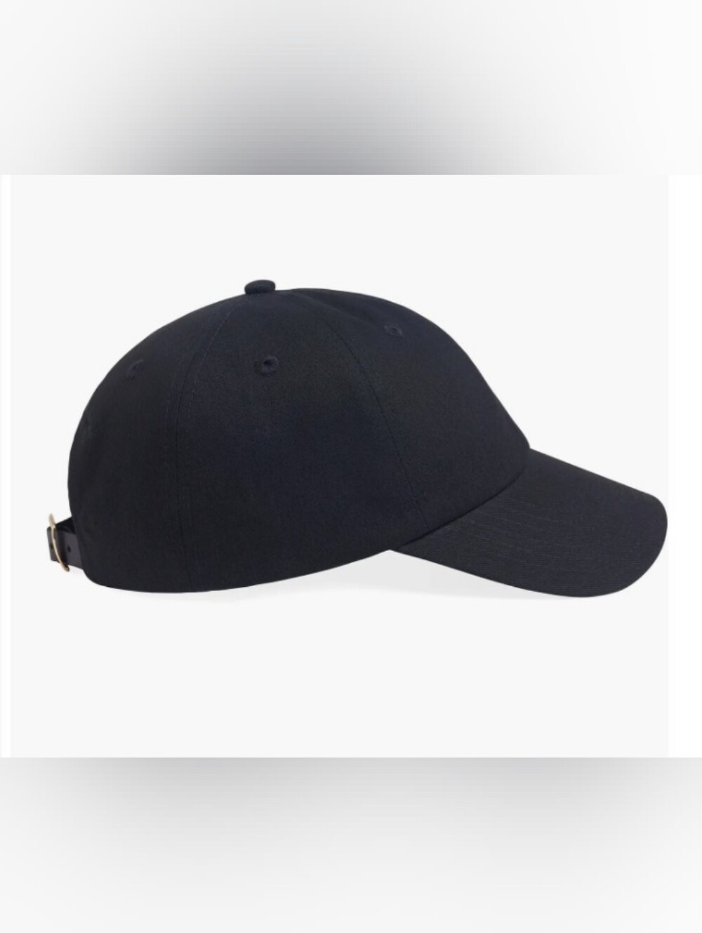 Favorite Daughter Cotton Twill Leather Strap Baseball Cap